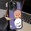 Чехол для телефона iPhone 17 Air 16E 15 16 Pro Max Bubu Dudu Мультяшный Милый Чехол 14 Plus 13 12 Mini Мягкий Силиконовый Fundas