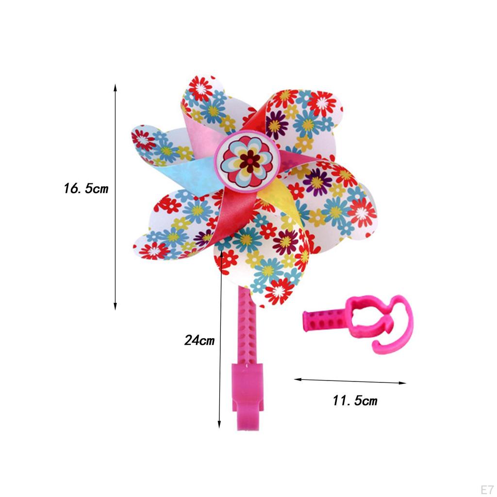 Children Bicycle Handlebar Windmill Bike Pinwheel Decoration Lightweight Flower