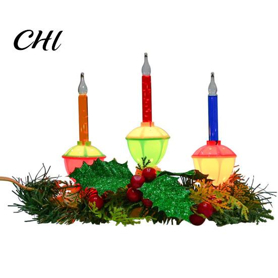 Festive Atmosphere Lights 3Pcs Christmas Bubble IP65 Waterproof Energy-saving Low-Power Consumption Indoor Xmas Hanging Glass