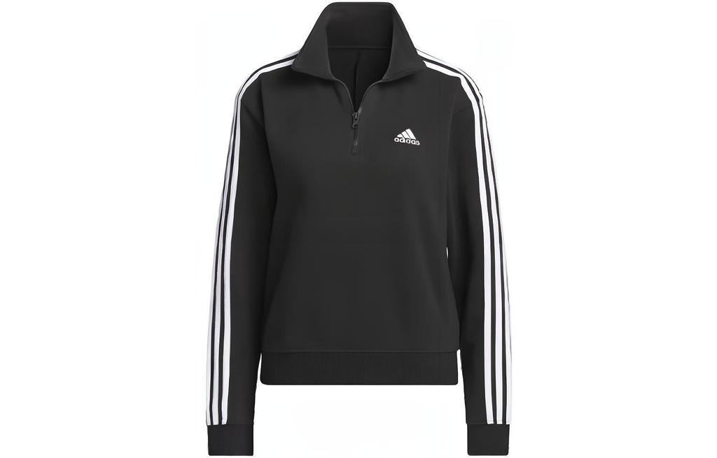 adidas Свитшот с молнией на четверть Essentials 3-Stripes IC8780