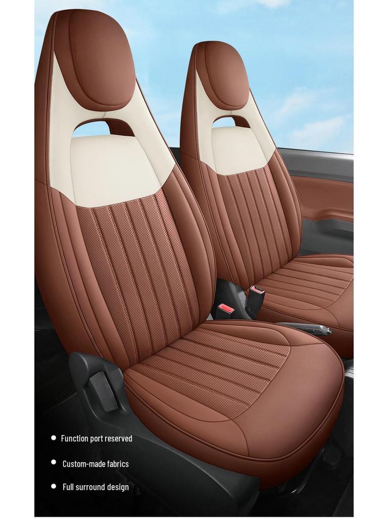 Wuling Hongguang Mini EV All-Season Leather Car Seat Cover