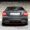 Compatible Mercedes-Benz C-Class W204 (2010-2014) C63 Rear Diffuser Tailpipe Modification Accessory