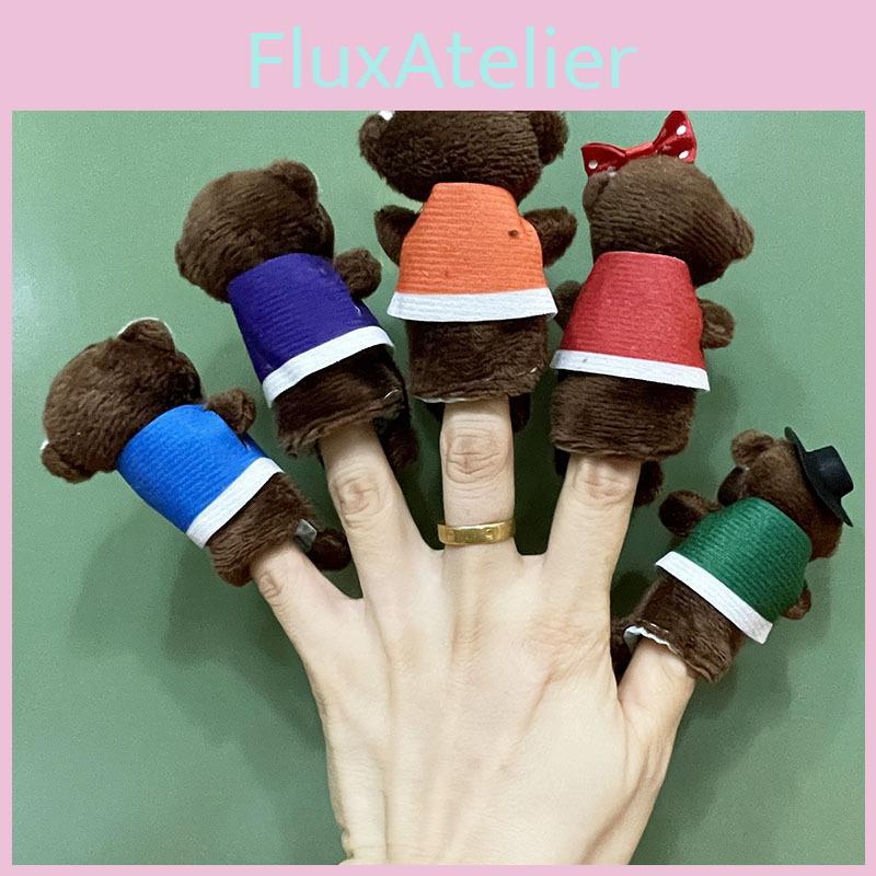 Семь маленьких обезьянок Плюшевые пальчиковые куклы Набор Хлопок ПП Для детей Творческое время для игр