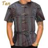 Medieval Armor 3D Print Fashion T Shirt Cosplay Cool Casual Crew Neck Short Sleeve T Shirts For Men Clothing Streetwear Tops Tee
