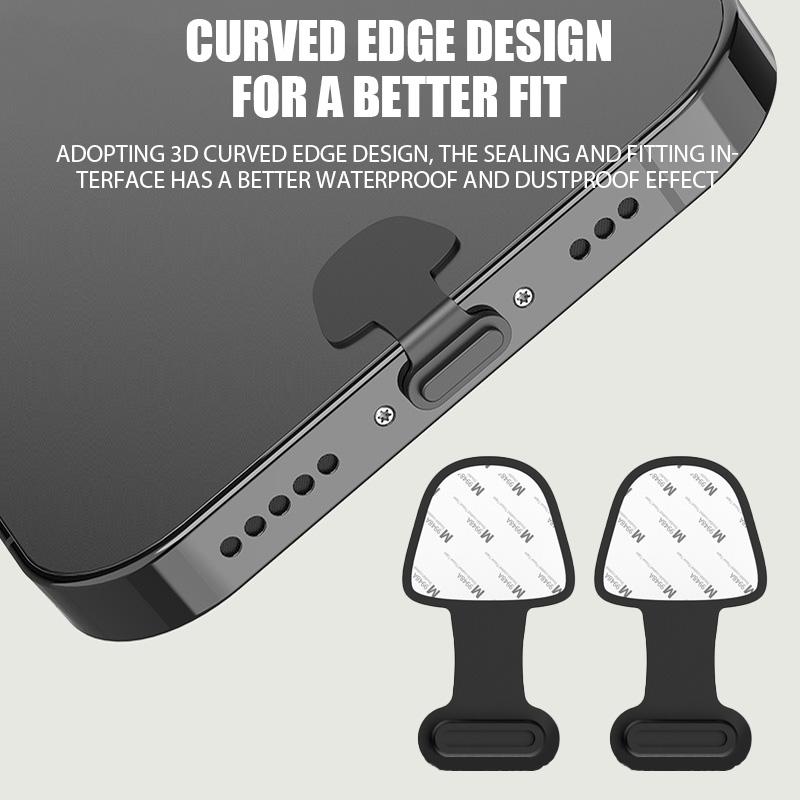 Силиконовые пылезащитные заглушки типа C для порта зарядки, защитная крышка, заглушка для iPhone 15 Pro Max 15 Plus, Samsung Xiaomi, пылезащитная заглушка