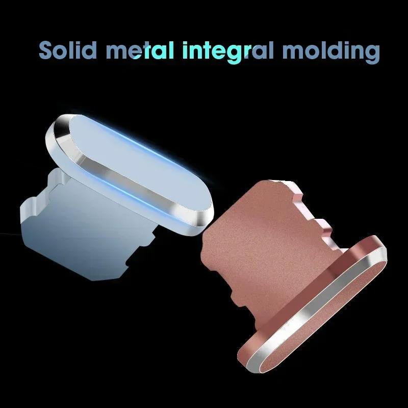 2-10 шт. Пылезащитная заглушка из алюминиевого сплава для IPhone 14 13 12 11 Pro Max 8 Plus IPad AirPods Apple Series Lightning 8-контактная заглушка порта