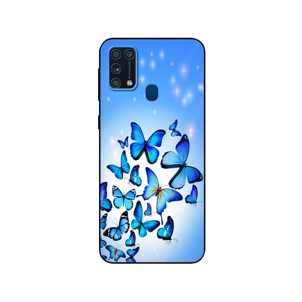 Чехол для Samsung Galaxy M31, задняя крышка для Samsung M31, 4G, чехол для телефона GalaxyM31 M 31 m315, силиконовый черный чехол из ТПУ