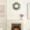 1PC Eucalyptus Wreath New Year Simulation Leaves Hanging Decor Christmas Door Hanging Wreath Holiday Decoration