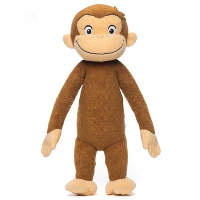 Takara Tomy Arts Любопытный Джордж Плюшевая игрушка L Любопытный Джордж Плюшевая игрушка Высота примерно 35 см
