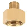 Brass Pipe Fitting Adapter for Pressure Gauge 1Celsius4  BSPT Male to 1Celsius4  NPT Female