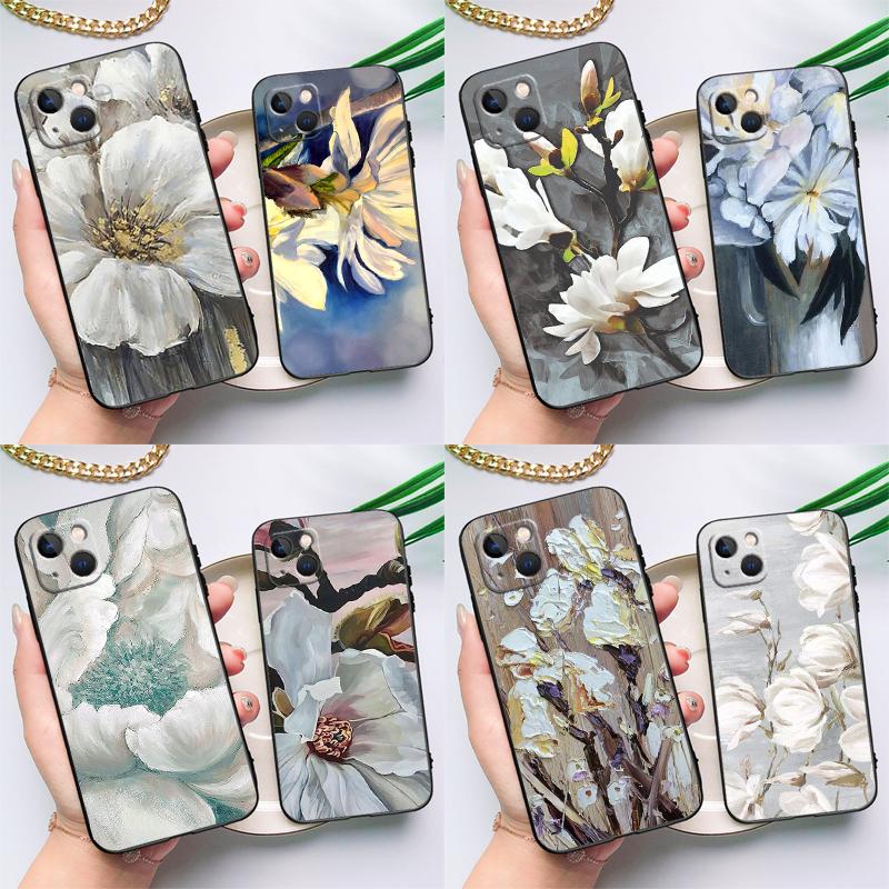 3D Flower Relief Case For OnePlus Nord CE 5 3 4 Lite N20 N30 OnePlus 15 13 12 11 10 Pro 12R 13R 10T 13T Cover