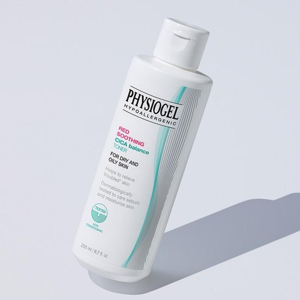 Physiogel Red Soothing Cica Balance Toner 200ml Hydrating Refreshing, Korean