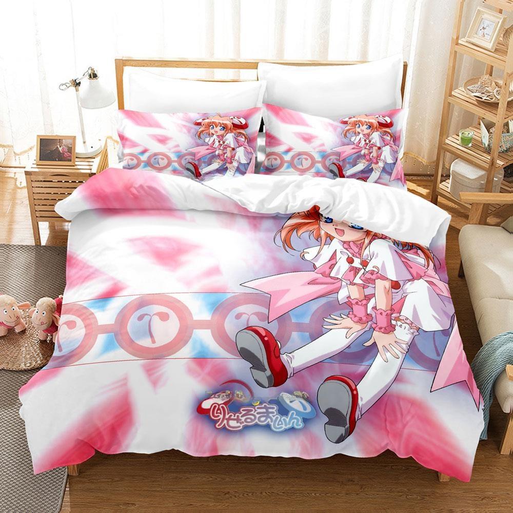 3D Печать Аниме Каваи Девочки Ризельмайн Постельный Набор Односпальный Полуторный Двуспальный Кингсайз Набор для Кровати Взрослый Детский Спальня Комплекты Пододеяльников