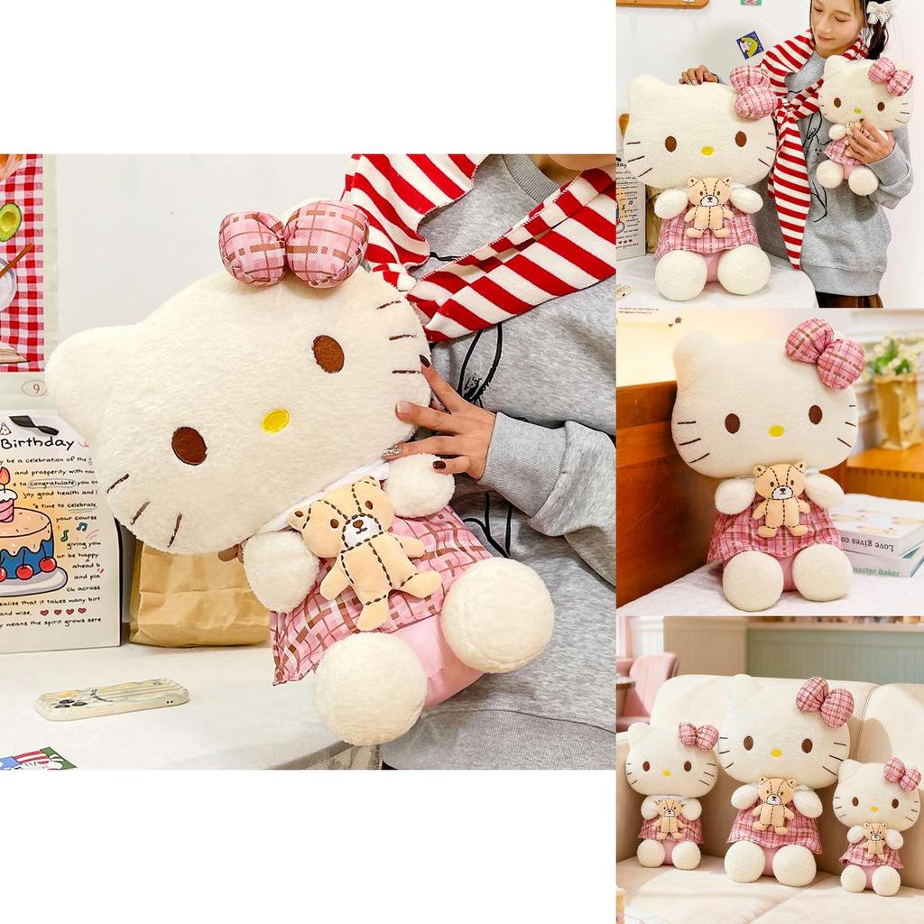 Плюшевая игрушка Креативная Кавайная кукла-кошка для девочек и подарок на День святого Валентина