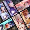 Чехол для игрового телефона Genshin Impact для Samsung Galaxy A50 A20e A20s A02s A03 A70 A52 A51 A30 A10 M52 M31 S7, черный чехол Fundas