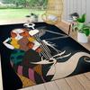 1Pc Christmas Nightmare Before Christmas Carpet Rug Soft Washable Antislip Home Living Room Sofa Mats Personalized Christmas Rug
