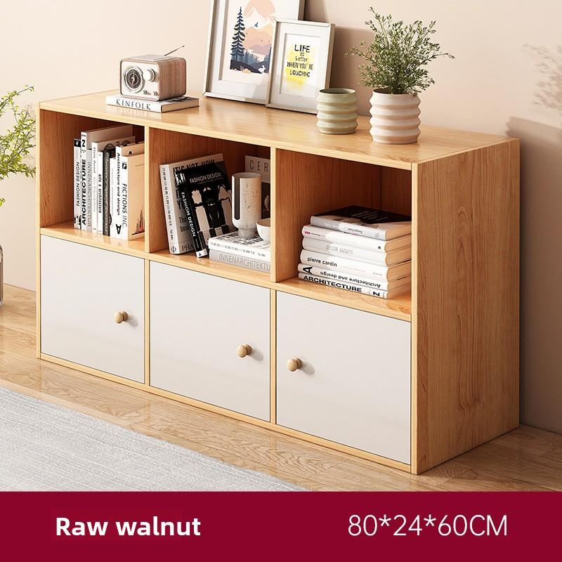 Bookshelf Bookcase Floor Shelf Home Living Room Study Combination Locker Bedroom Low Cabinet