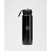 Lululemon Back To Life Sport Bottle 24oz Straw Lid  Jewelled Black