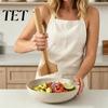 Ergonomic Handle Masher Wood Potato Masher, Comfortable Grip Manual Beef Chopper Nonstick Crusher Tool, Non-Toxic Durable Utensil for Cooking