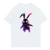 Easter - Men's Casual Baggy Bunny  Print T-shirt Round Neck Pull-over Short-sleeved Top