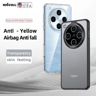 Чехол для OPPO Find X8 Pro, прозрачный акриловый чехол для телефона, для OPPO Find X7 Ultra X6 Pro, матовый жесткий противоударный чехол для ПК