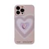 Gradient Electroplating Love 15pro Max For Apple 17 Mobile Phone CaseFor IPhone14 For 11 Three-dimensional 16pro