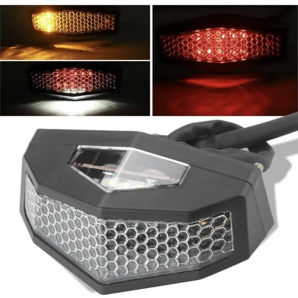 Waterproof Motorcycle LED Taillights 12V Rear Brake Stop Tail Lamp LED Rear Tail Light  Dirt Bike