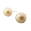 [New] Pt900 South Sea White Pearl (cream Type) Earrings/g440-32