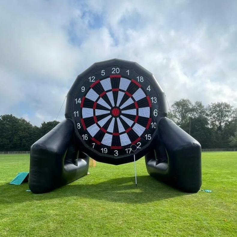 Inflatable Football Dartboard: Outdoor Sports Target Game