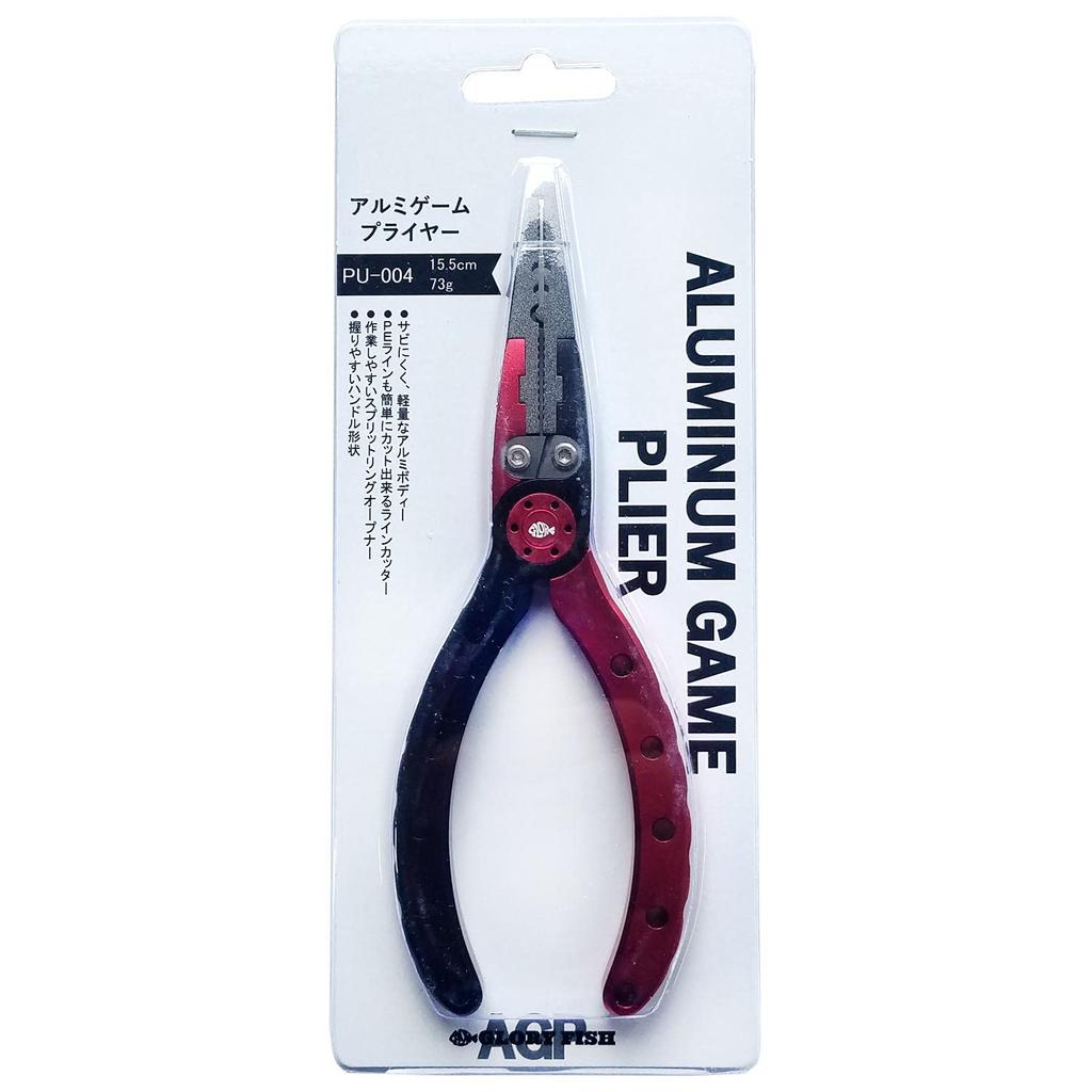 Рыболовные щипцы Glory Fish из алюминия PU-004 15,5 см 73 г Черно-красные Рыболовные снасти