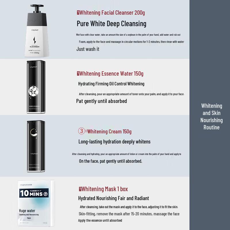 Hefengyu Men's Whitening Skincare Gift Set