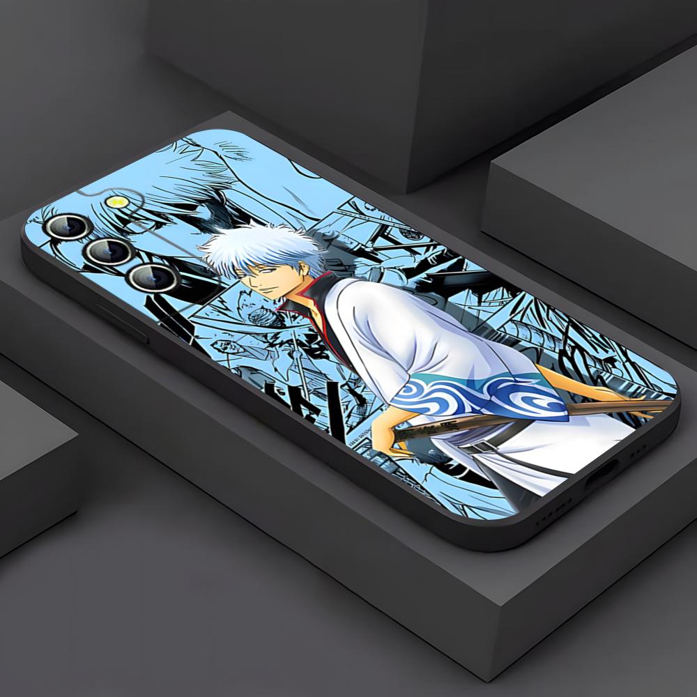Чехол для телефона с аниме Гинтама для Samsung S26 S25 Ultra S24 S22 S23 S20 Fe S21 Plus A54 A34 A16 A53 Задняя крышка
