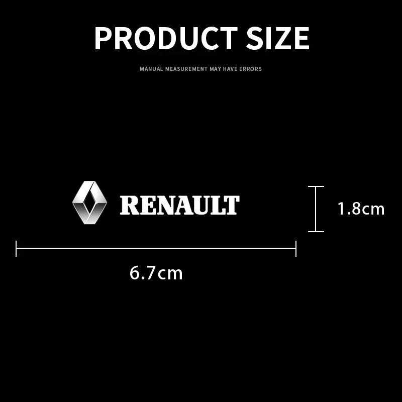 2026 Горячие Колпаки на ступицу для Renault 1/2/5/10 шт. Наклейки на автомобиль Значок Авто Декор Наклейки Наклейки на дворники Для Renault Clio 4 Megane