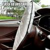 Heat-Resistant Car Steering Wheel Sunshade Cover Aluminum Foil Steering Wheel Cover  Summer Use