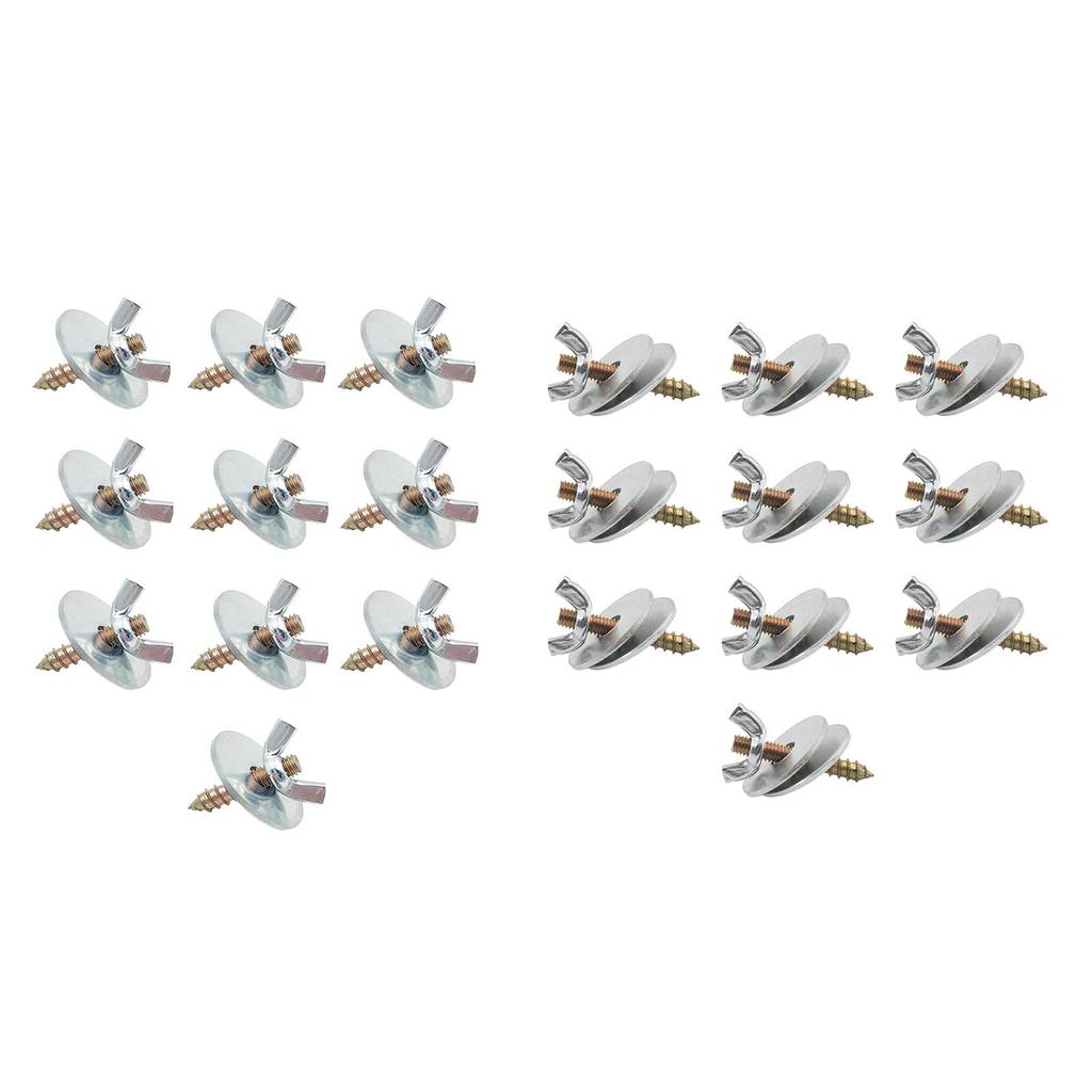 10Pcs Bird Perches Fitting Screws Nut Kits M5*30 for Rack Exercise Platform