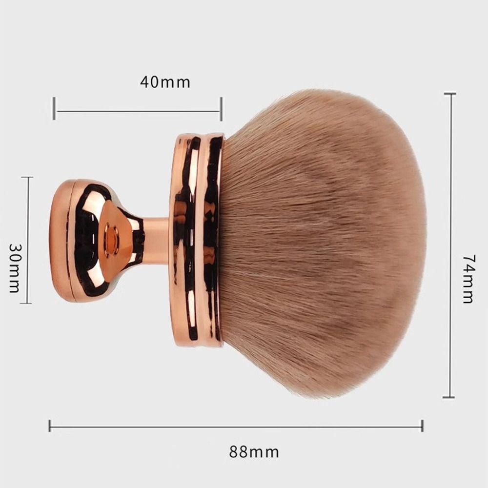 Soft Synthetic Hair Self Tan Back Applicator Extra Large Kabuki Brush  For Self Tanner