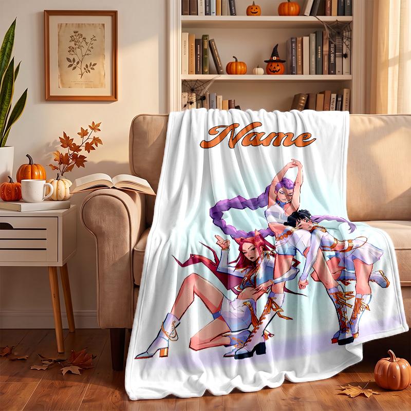 HUNTRIX Custom Flannel Blankets Soft Warm Cozy Throws for Home Decor Holiday Gifts