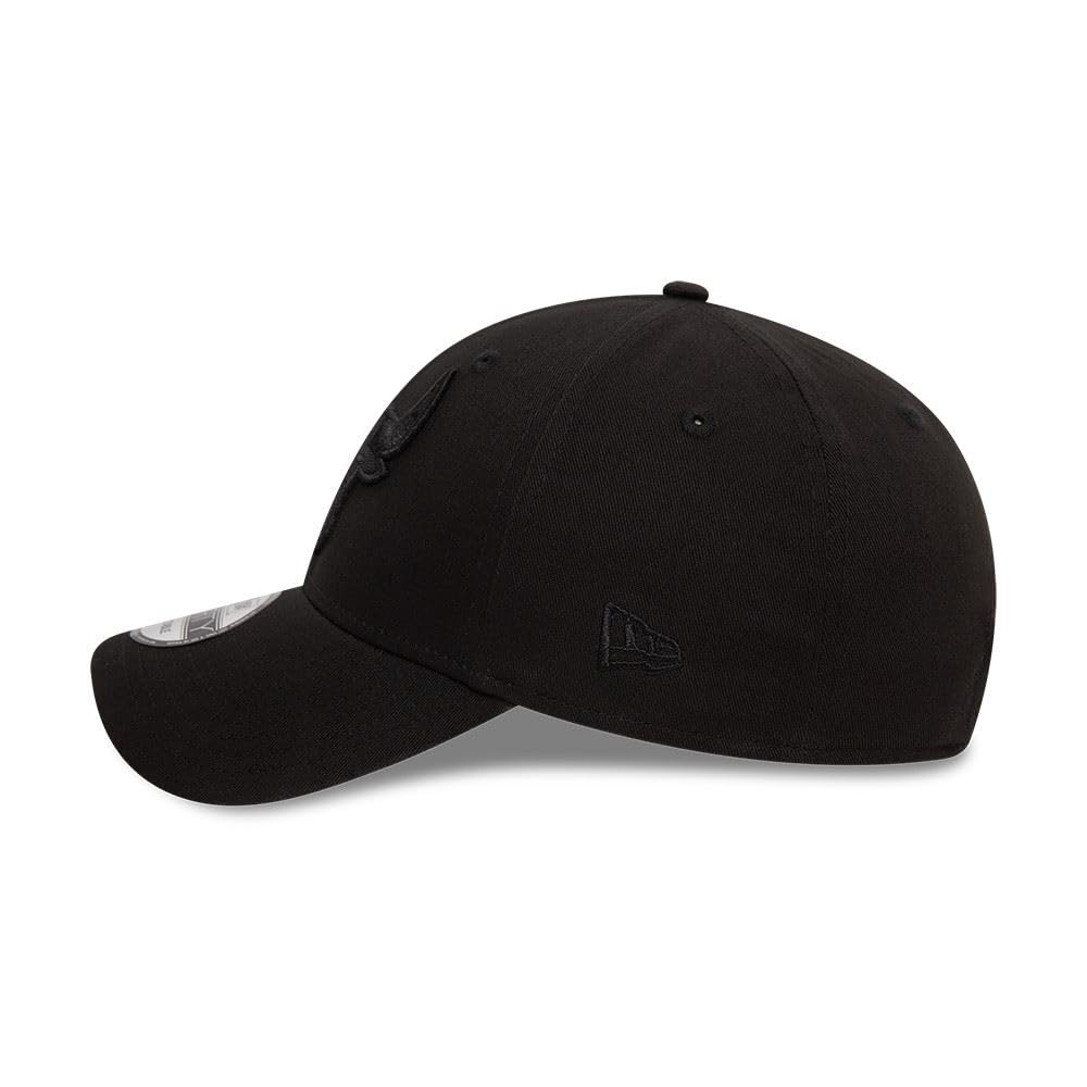 Кепка 940 9FORTY Регулируемая One Size Fits All НБА Чикаго Буллз Хлопковая Бейсбольная Кепка Шляпа [New Era] Мужская Женская Универсальная (Свободный размер, черный)