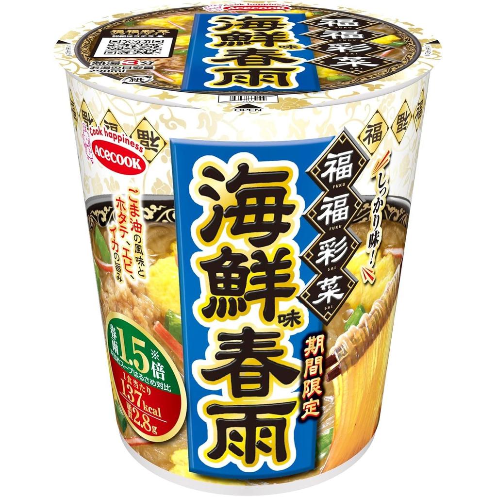 Acecook Fukufukusai Seafood Flavor Harusame 37g 12 pieces