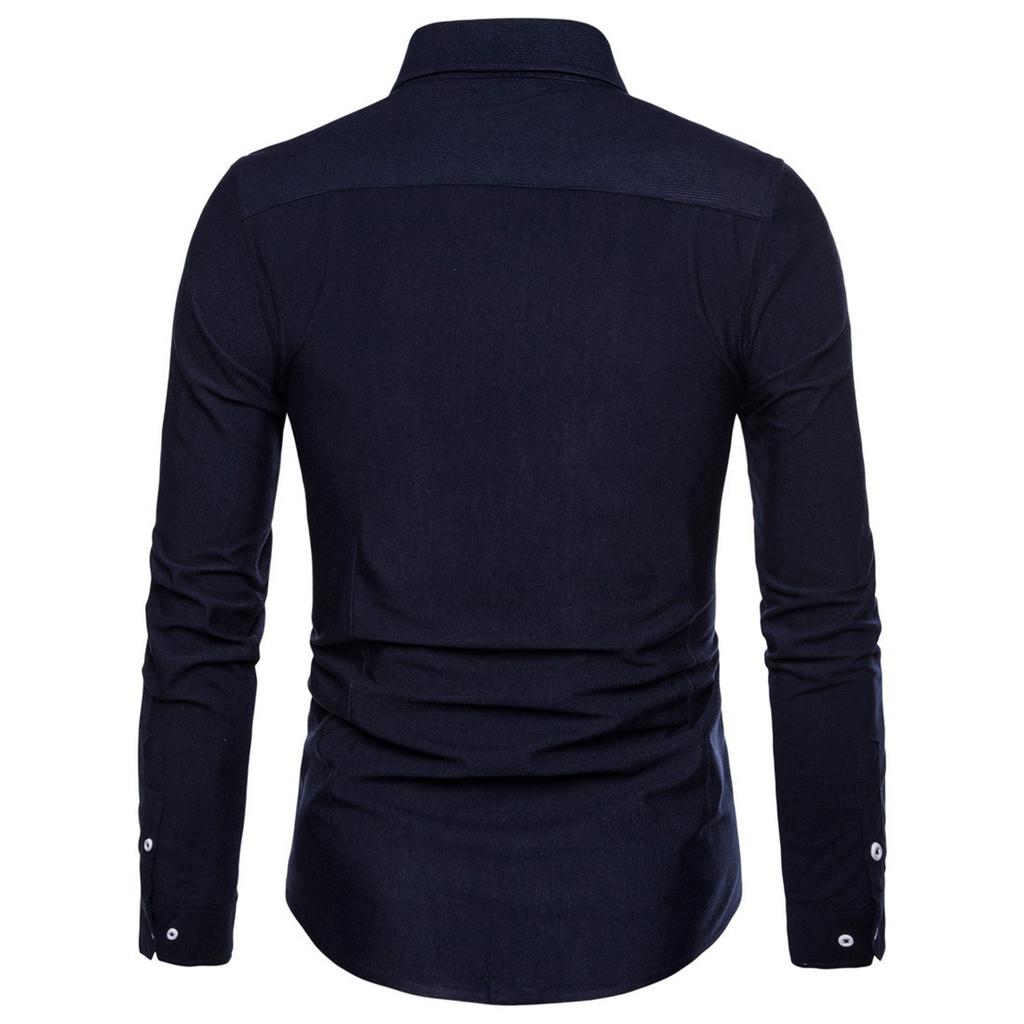Мужская однотонная куртка с карманами большого размера, рубашка с длинным рукавом, повседневная спортивная куртка
