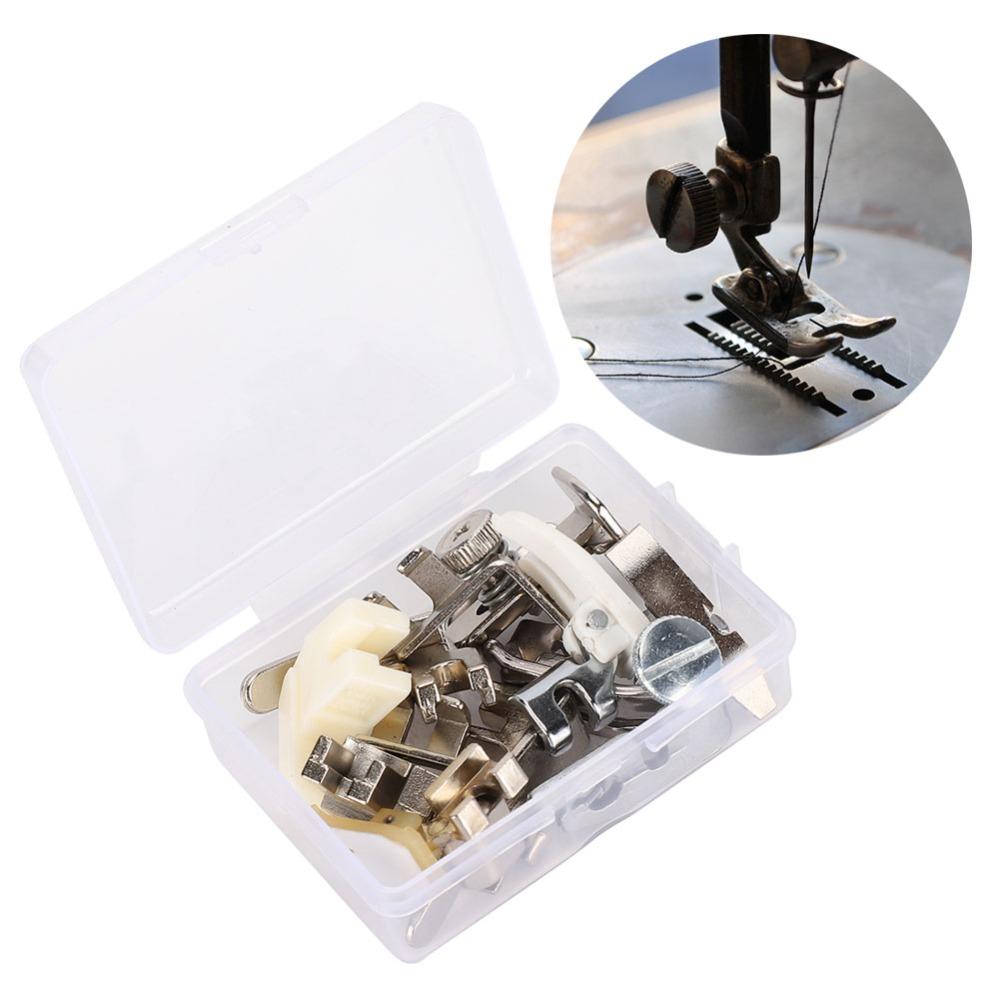 12 шт. Универсальный набор для швейной машины Прочный Профессиональный Набор прижимных лапок для шитья Бытовой DIY