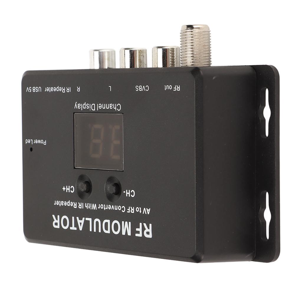 RF Modulator Professional PAL NTSC 21 Channel AV to RF Convertor for Set Top Box DVR DVD