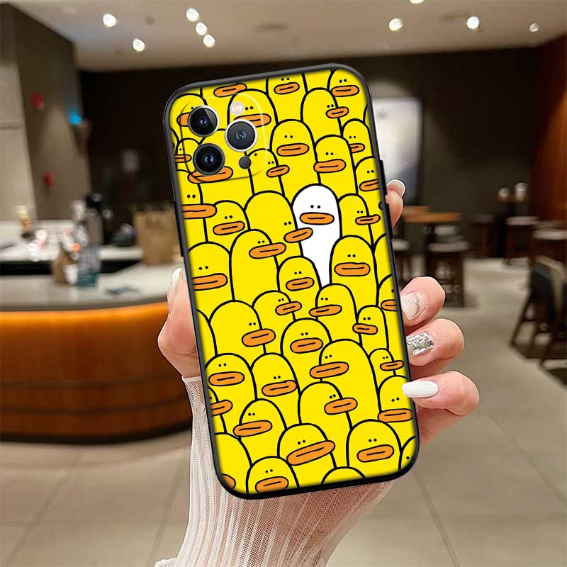 DUCK Cartoon Phone Case for Motorola Moto Edge 60 60s 70 G86 G56 G54 E14 G04S G45 G54 G64 S30 S50 X30 X40 X50 Ultra Pro Power