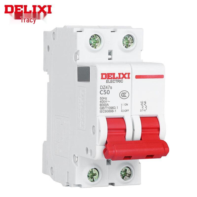 DELIXI ELECTRIC Миниатюрный автоматический выключатель DZ47S-63-2P