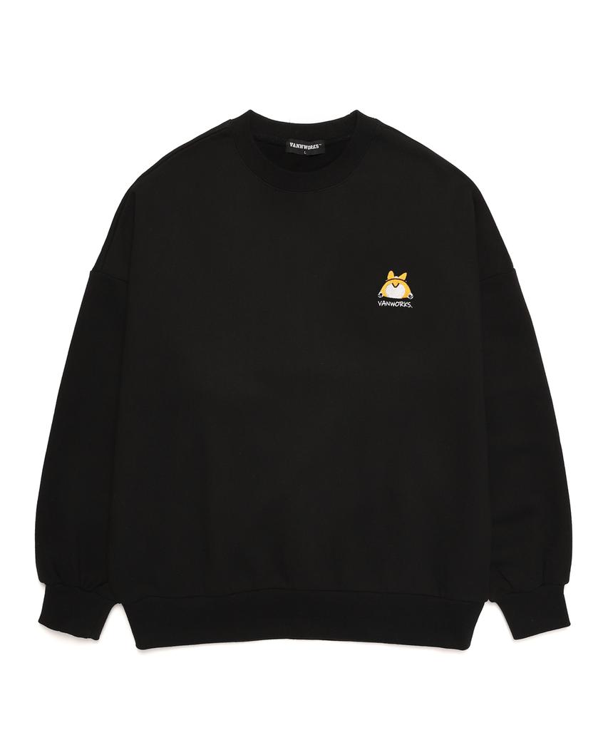 VANNWORKS [Set] Mini Character Logo Oversized Sweatshirt (Vlsmix005)