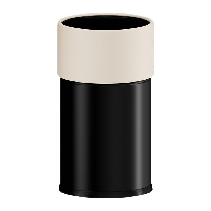Stainless Steel Trash Cans Large Capacity Trash Bins Modern Luxury Household Garbage Bins Living Room Cleaning Accessories