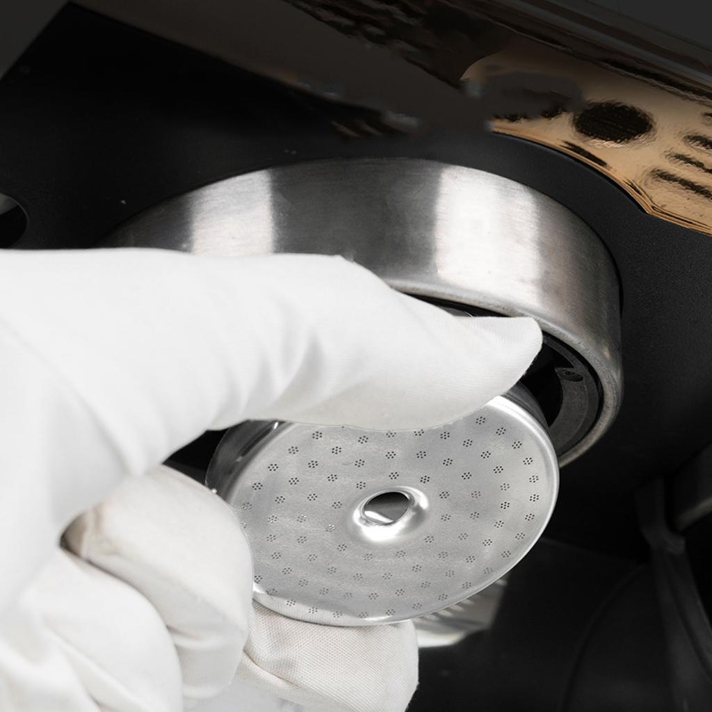 Shower Screen with Steam Fit for 450 500 Coffee Machine 54mm Stainless Steel Filter Shower Screen Silicone Steam