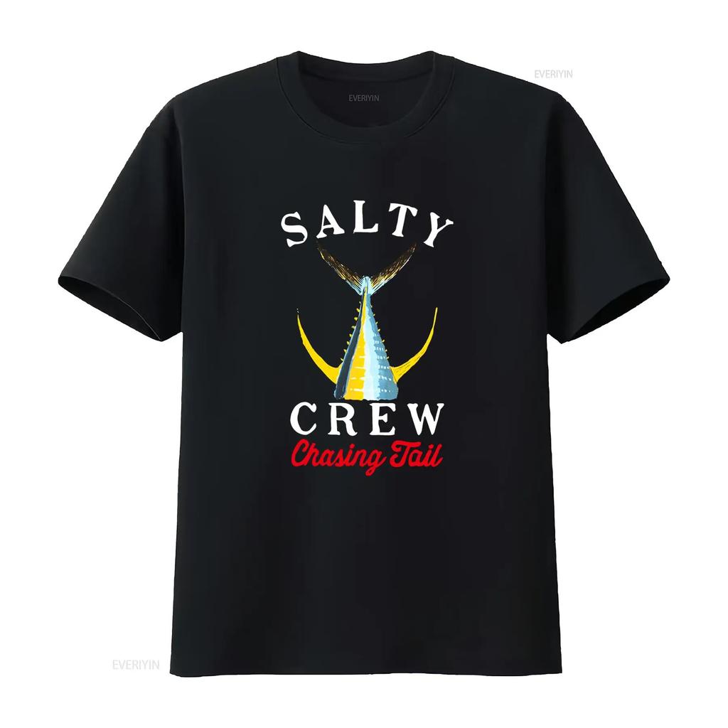 Мужская футболка Salty Crew с дизайном 'Chasing Tail' и принтом с бананово-желтым хвостом, размер M, новинка, винтажная, стираная, повседневная