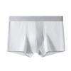 Men Boxer Underwear Mid-rise Elastic Waistband Patchwork Color Shorts Briefs U-Convex Breathable Panties