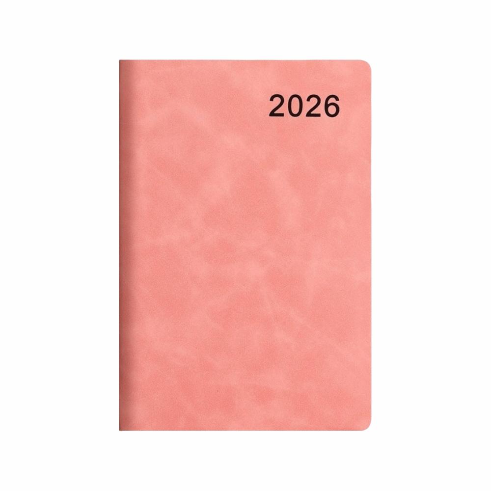Professional 2026 Planner Book 360 Pages PU Academic Daily Organizer Colored Monthly Mark A5 Self-Discipline Calendar Planner